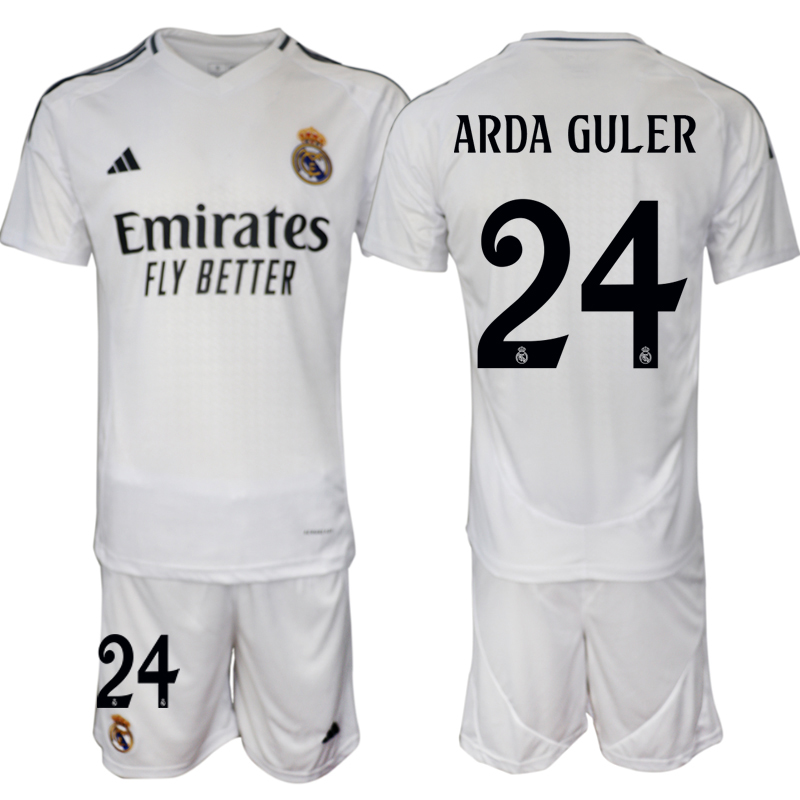 Men 2024-2025 Club Real Madrid home White #24 Soccer Jersey